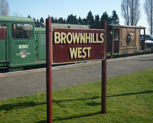 Brownhills West Station, part of Chasewater Railway