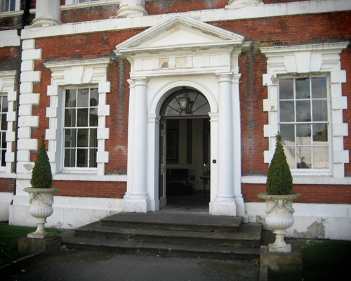 The front door of Lytham Hall