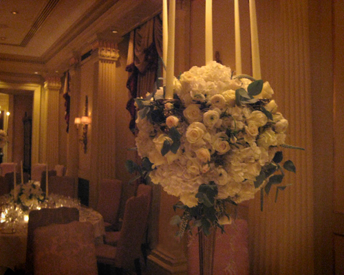 Fabulous wedding table flowers