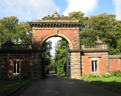 The gatehouse at Lytham Hall, Lancashire