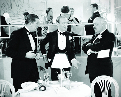 Edward Everett Horton and Fred Astaire in the 1934 RKO film "The Gay Divorcee"