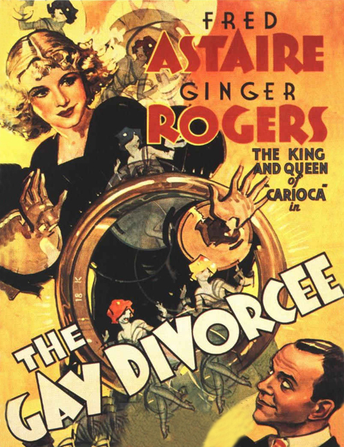 "The Gay Divorcee" film poster 1934