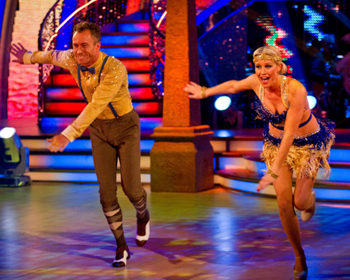 Denise van Outen and James Jordan dance the Charleston on Strictly Come Dancing 2012